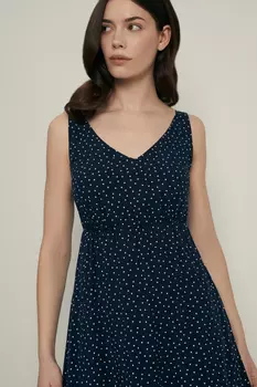 Сарафан мини приталенного силуэта