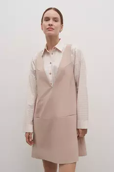 Сарафан с v-образным вырезом