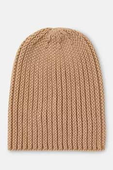 Шапка-бини с шерстью