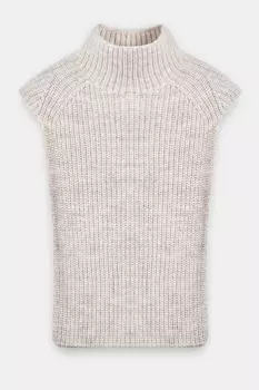 Шарф-манишка с добавлением шерсти