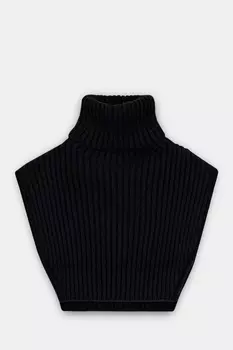 Шарф-манишка с воротником-стойкой