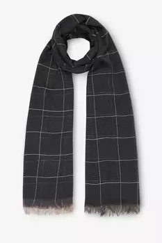 Шарф с добавлением хлопка и льна