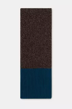 Шарф с контрастной отделкой