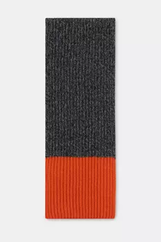 Шарф с контрастной отделкой