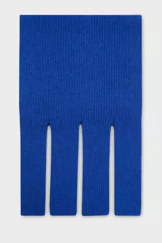 Шарф с шерстью