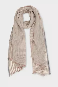 Шарф в полоску из вискозы