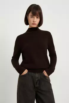 Шерстяной джемпер с добавлением шелка и кашемира