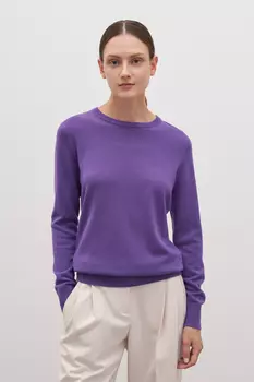 Шерстяной джемпер с округлой горловиной