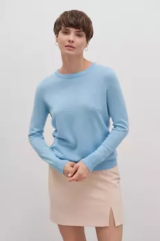 Шерстяной джемпер с округлой горловиной