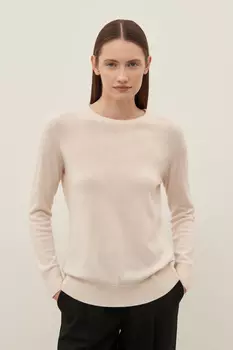 Шерстяной джемпер с округлой горловиной