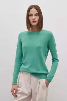 Шерстяной джемпер с округлой горловиной