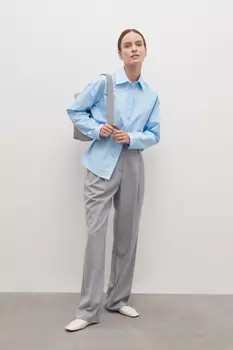 Широкие брюки с вискозой