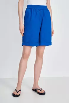 Шорты из хлопка и льна