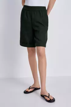 Шорты из хлопка и льна