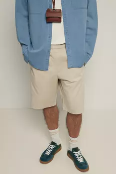 Шорты из хлопка на резинке