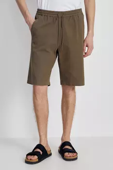 Шорты из хлопка с эластичным поясом