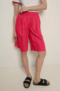 Шорты изо льна на резинке