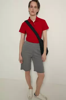 Шорты на резинке из хлопка