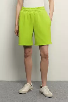 Шорты на резинке с необработанными краями