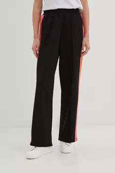 Спортивные брюки широкого кроя с контрастной отделкой