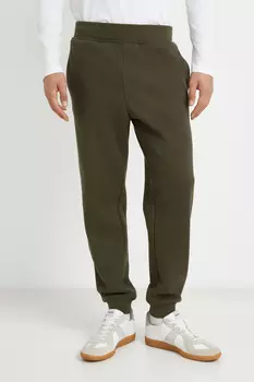 Спортивные брюки зауженного кроя на резинке