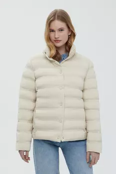 Стеганая куртка приталенного силуэта