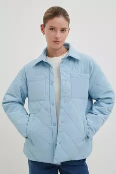 Стеганая куртка-рубашка