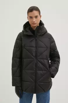Стеганая куртка с капюшоном