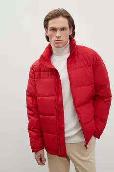 Стеганая куртка с капюшоном
