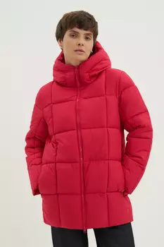 Стеганая куртка с капюшоном