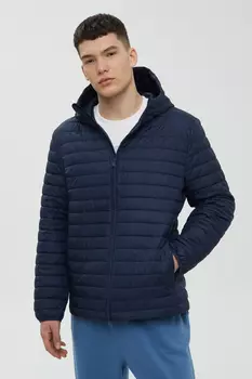 Стеганая куртка с капюшоном