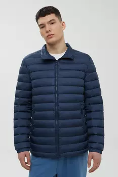 Стеганая куртка с воротником-стойкой