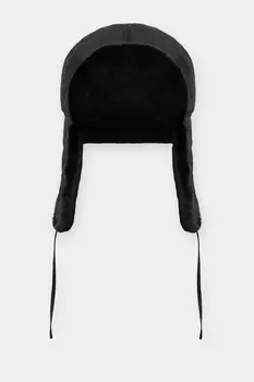 Стеганая шапка-ушанка унисекс