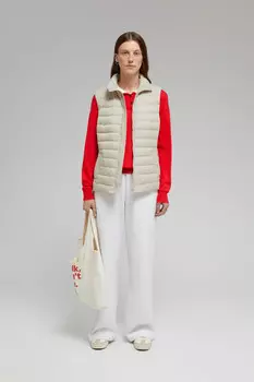 Стеганый пуховый жилет