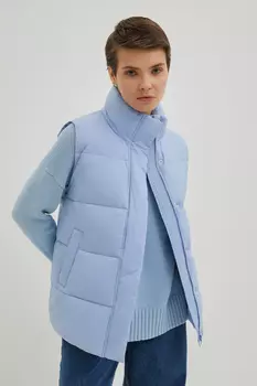 Стеганый жилет прямого кроя