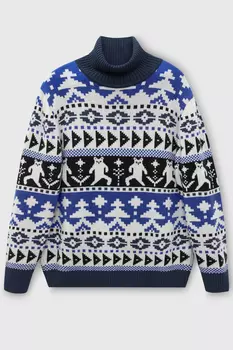 Свитер с узором в скандинавском стиле