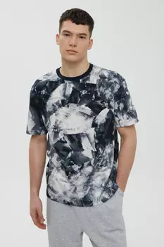 Свободная футболка с принтом