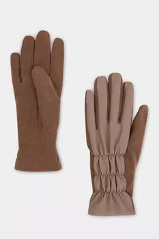 Текстильные женские перчатки