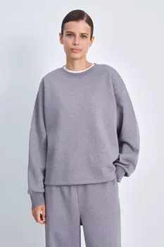 Толстовка из хлопка на резинке