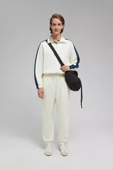 Толстовка из хлопка с лампасами