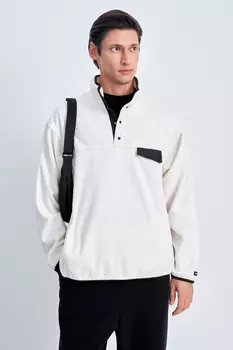 Толстовка с воротником-стойкой