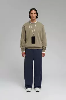 Трикотажные брюки из хлопка