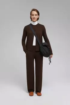 Трикотажные брюки с шерстью и кашемиром