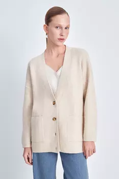 Удлиненный кардиган свободного кроя