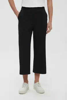 Укороченные брюки прямого кроя