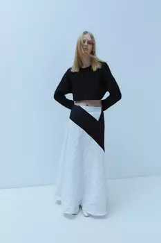 Укороченный джемпер из шерсти из капсулы Карины Нигай