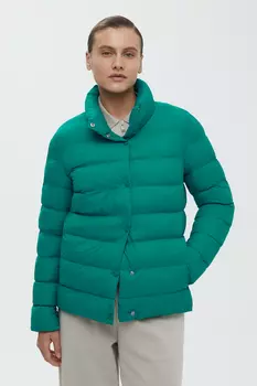 Утепленная куртка полуприлегающего силуэта