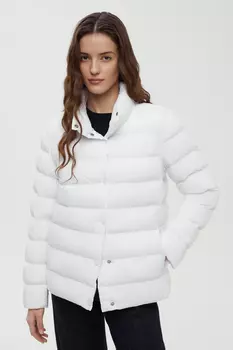 Утепленная куртка полуприлегающего силуэта