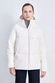 Утепленная куртка прямого кроя