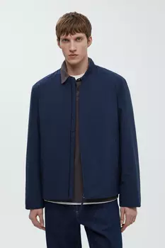 Утепленная куртка прямого кроя